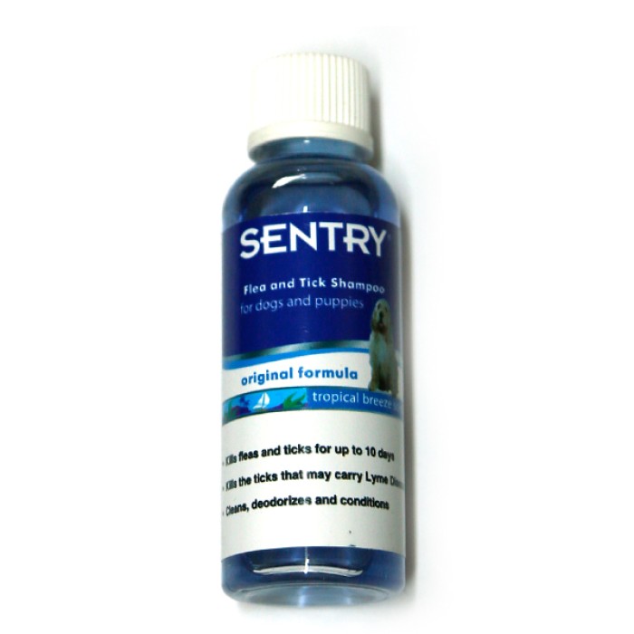 Sentry Tropical Breeze СЕНТРИ ТРОПИЧЕСКИЙ БРИЗ шампунь от блох и клещей для собак , 0.045 л.